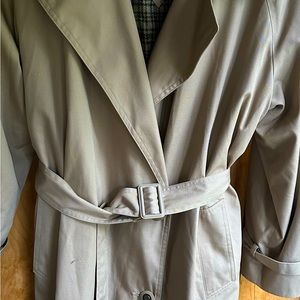 AMANDA SMITH PETITES TRENCH COAT, BROWN, SIZE 14P